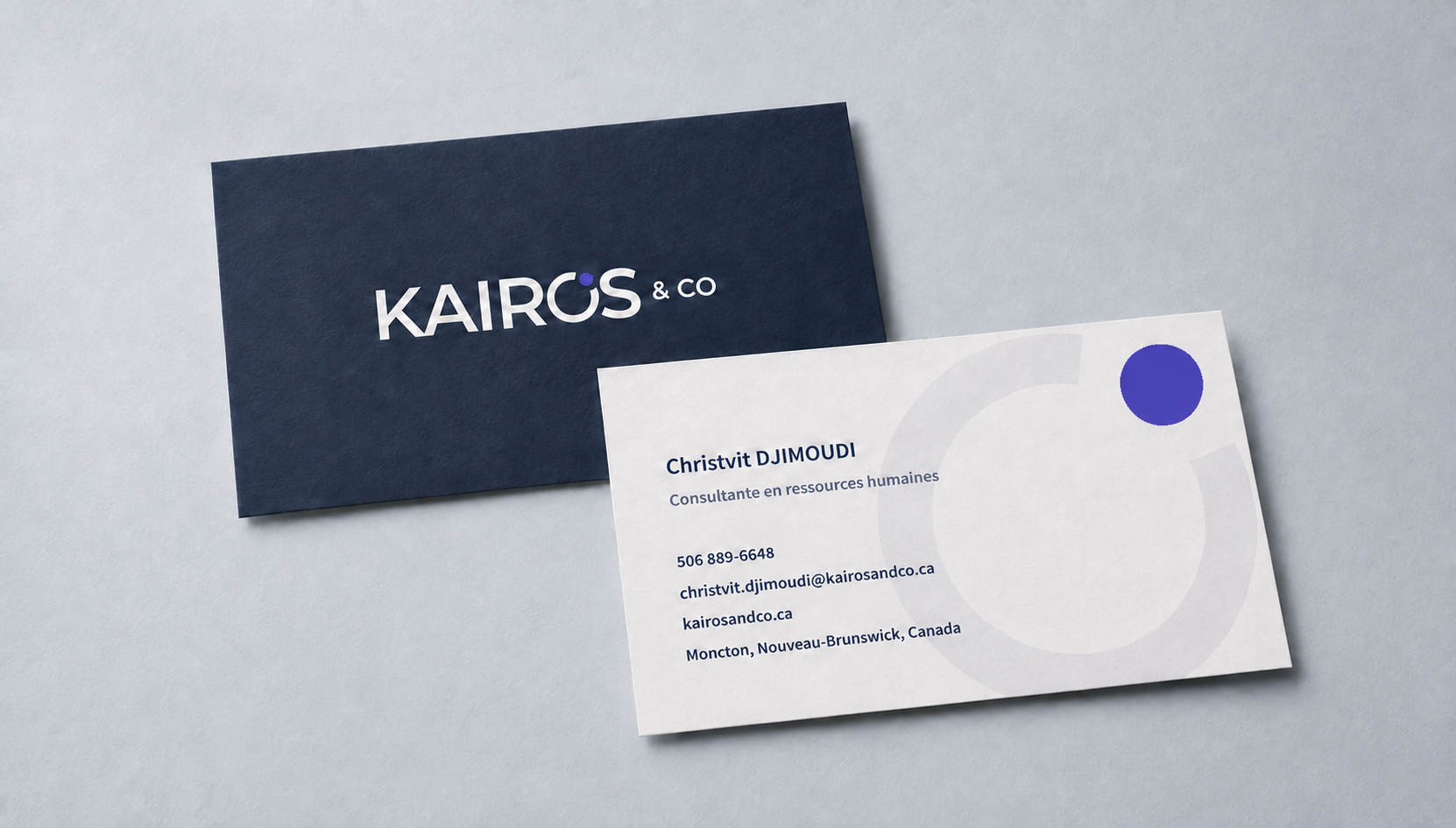 Cartes de visite Kairos & Co