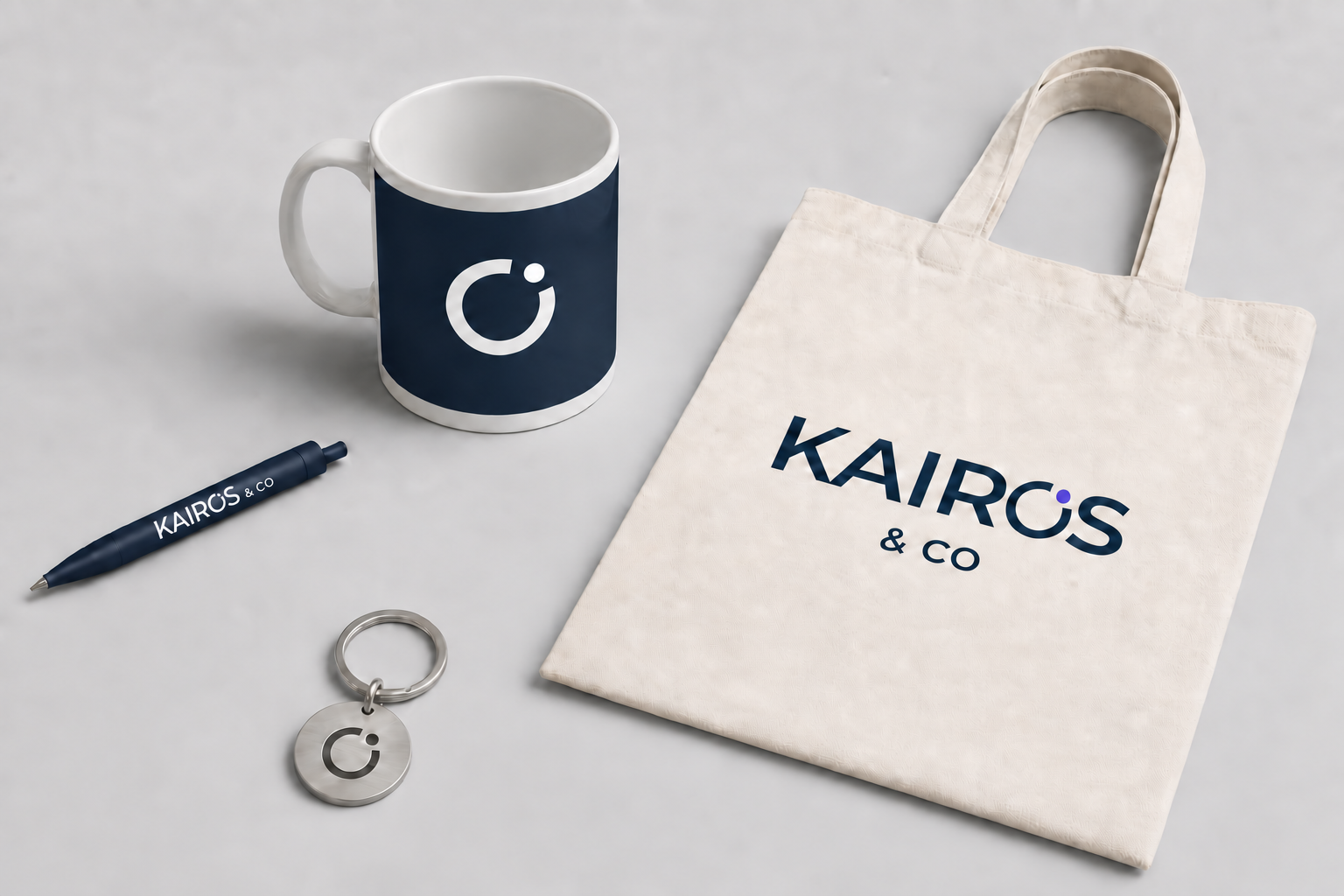 Objets de marque Kairos & Co