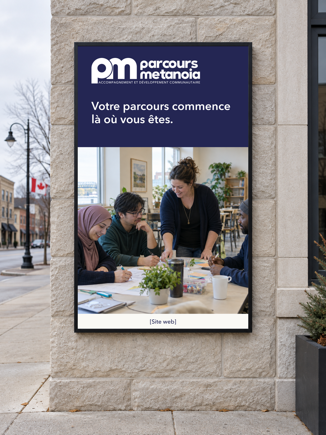 Parcours Metanoia street poster